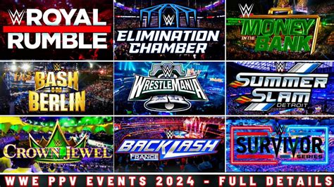 wwe survivor series 2024|wwe 2024 pay per views.